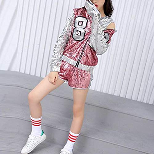 ORANXIN Ropa Danza Niña Vestidos - Niños Adulto Jazz Hip Hop Moderno Escenario Disfraces Lentejuelas Trajes Conjuntos Chaleco + Pantalones Cortos Chaquetas Ropa de Baile ORANXIN Ropa Danza Niña Vestidos - Niños Adulto Jazz Hip Hop Moderno Escenario Disfraces Lentejuelas Trajes Conjuntos Chaleco + Pantalones Cortos Chaquetas Ropa de Baile