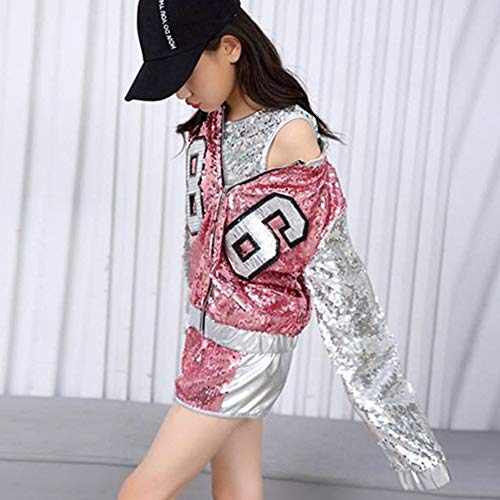 ORANXIN Ropa Danza Niña Vestidos - Niños Adulto Jazz Hip Hop Moderno Escenario Disfraces Lentejuelas Trajes Conjuntos Chaleco + Pantalones Cortos Chaquetas Ropa de Baile ORANXIN Ropa Danza Niña Vestidos - Niños Adulto Jazz Hip Hop Moderno Escenario Disfraces Lentejuelas Trajes Conjuntos Chaleco + Pantalones Cortos Chaquetas Ropa de Baile