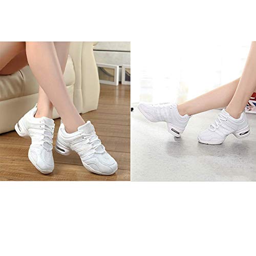 ORANXIN Zapatos de Baile Mujer - Zapatillas Deporte Cordones Malla Jazz Contemporáneo Aire Libre Deportivas Danza Sneaker (Zapatos es más pequeña)