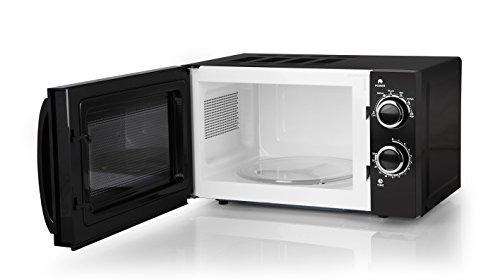 Orbegozo MI 2017 - Microondas sin grill (700 W de potencia, 20 L, 6 niveles de funcionamiento), color negro