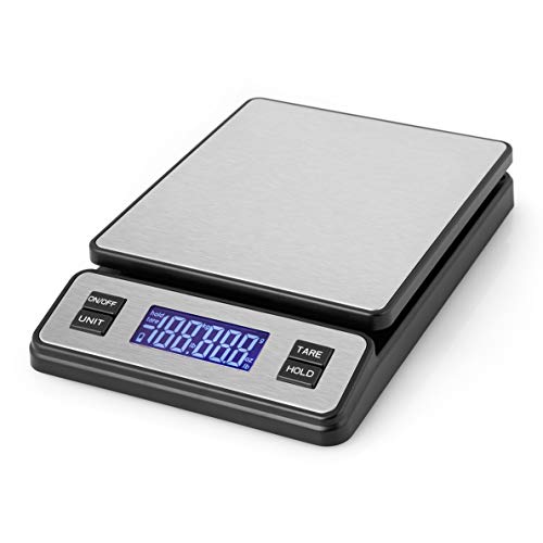 Orbegozo PC 3100 - Báscula cocina digital, gran capacidad hasta 40 Kg, superficie INOX, escalado 2 g, pantalla LCD Orbegozo PC 3100 - Báscula cocina digital, gran capacidad hasta 40 Kg, superficie INOX, escalado 2 g, pantalla LCD