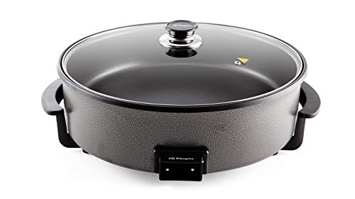 Orbegozo PZ 8100 - Olla Eléctrica con Tapa de Cristal, Revestimiento Antiadherente, Termostato Regulable, 40 cm Diámetro, 1500 W Orbegozo PZ 8100 - Olla Eléctrica con Tapa de Cristal, Revestimiento Antiadherente, Termostato Regulable, 40 cm Diámetro, 1500 W