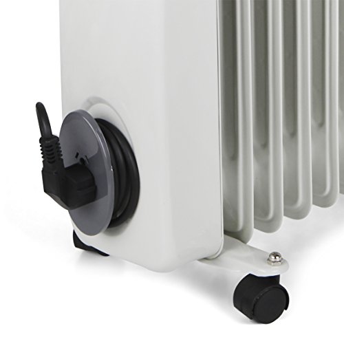 Orbegozo RA 2500 E, Radiador de Aceite, Construcción Modular de 11 Elementos, 2500 W, Blanco Orbegozo RA 2500 E, Radiador de Aceite, Construcción Modular de 11 Elementos, 2500 W, Blanco