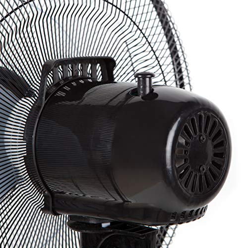 Orbegozo SF 0148 Ventilador de pie oscilante, 3 niveles de ventilación, tamaño aspas 40 cm, altura regulable, 50 W de potencia, clase de eficiencia energética A