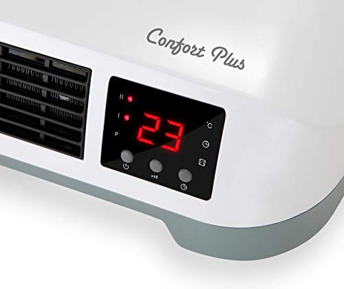 Orbegozo SP 6000 – Calefactor de baño Split programable con mando a distancia, 2000 W, 2 niveles de potencia y modo ventilador Orbegozo SP 6000 – Calefactor de baño Split programable con mando a distancia, 2000 W, 2 niveles de potencia y modo ventilador
