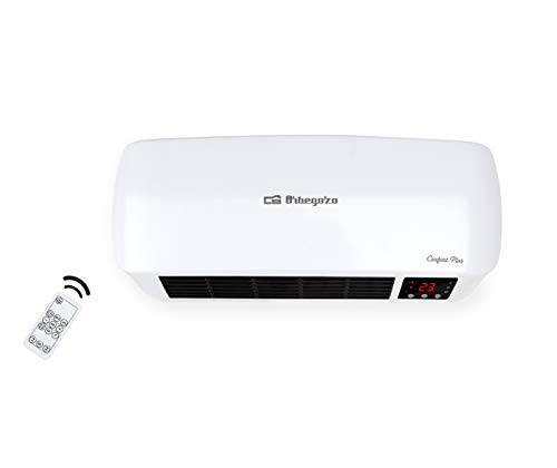 Orbegozo SP 6000 – Calefactor de baño Split programable con mando a distancia, 2000 W, 2 niveles de potencia y modo ventilador Orbegozo SP 6000 – Calefactor de baño Split programable con mando a distancia, 2000 W, 2 niveles de potencia y modo ventilador