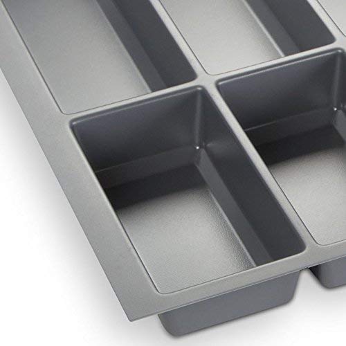 Orga-Box® IV Universal Cubertero de Color Gris Argentado para Cajón de 60 cm (473,5 x 526 mm)