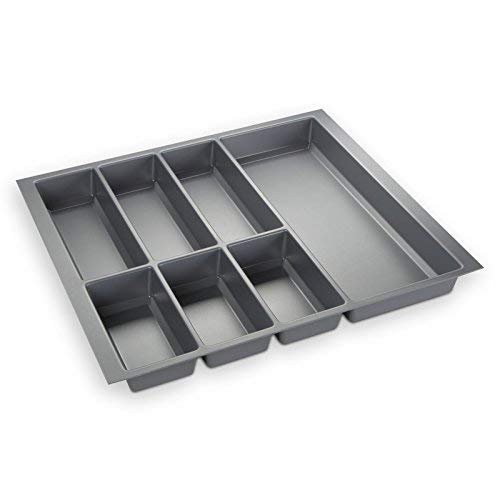 Orga-Box® IV Universal Cubertero de Color Gris Argentado para Cajón de 60 cm (473,5 x 526 mm)