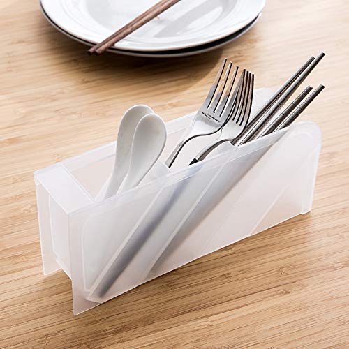 Organizador de escritorio de 5 piezas, organizador de bolígrafos, almacenamiento para oficina, escuela, suministros para el hogar, soporte de almacenamiento de bolígrafos blanco translúcido juego de 3 Organizador de escritorio de 5 piezas, organizador de bolígrafos, almacenamiento para oficina, escuela, suministros para el hogar, soporte de almacenamiento de bolígrafos blanco translúcido juego de 3