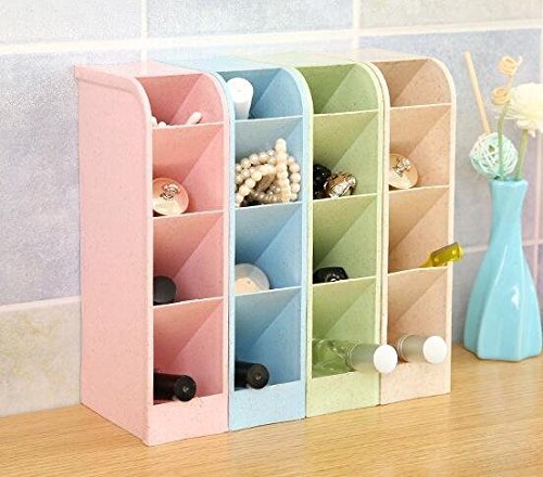 Organizador de escritorio para lápices, cajitas de almacenamiento para oficinas, profesores, colegios, rotuladores, bolígrafos de gel, pinceles, 16 compartimentos en 4 colores Organizador de escritorio para lápices, cajitas de almacenamiento para oficinas, profesores, colegios, rotuladores, bolígrafos de gel, pinceles, 16 compartimentos en 4 colores