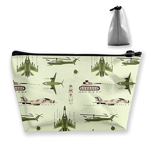 Organizador del bolso del monedero del bolso del bolso del maquillaje de la lona de la lona del camión o de la máquina blindada y del ejército del ejército con la cremallera Organizador del bolso del monedero del bolso del bolso del maquillaje de la lona de la lona del camión o de la máquina blindada y del ejército del ejército con la cremallera