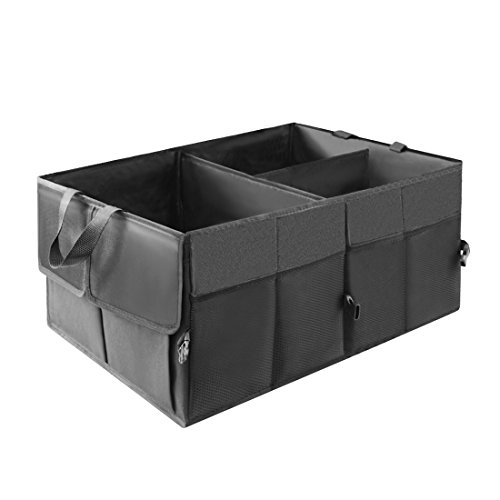 Organizador Maletero Coche, HTBAKOI Organizador Plegable de Tejido Oxford Impermeable Bolsa Maletero Caja de Almacenamiento Furgoneta para Coche