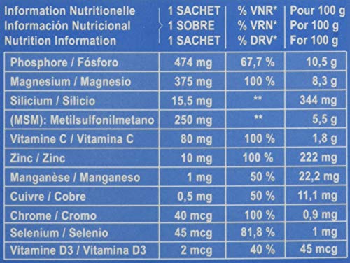 Orgono Articomplex Silicio + Magnesio + Vitaminas para Deportistas Sobres - 30 Unidades
