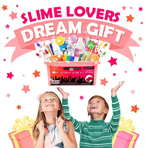 Original Stationery Kit de Slime para Elaboración DIY con Complementos Slime Unicornio, Fluffy, Glitter, Purpurina, Nube, Mantequilla, Espuma y Más para Niñas y Niños Niñas Original Stationery Kit de Slime para Elaboración DIY con Complementos Slime Unicornio, Fluffy, Glitter, Purpurina, Nube, Mantequilla, Espuma y Más para Niñas y Niños Niñas