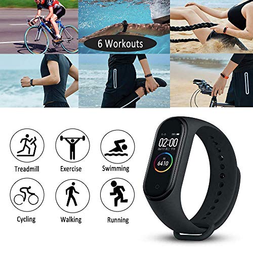 Original Xiaomi Smart Band 4, Adultos Unisex, Negro, Talla única