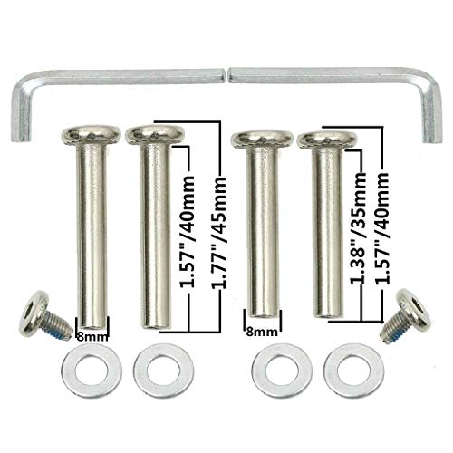 ORO Juego de 2 Ruedas Repuestos para Maletas de Equipaje 64 * 24mm con 35/40mm Ejes, 8mm Rodamientos de Reparación ORO Juego de 2 Ruedas Repuestos para Maletas de Equipaje 64 * 24mm con 35/40mm Ejes, 8mm Rodamientos de Reparación