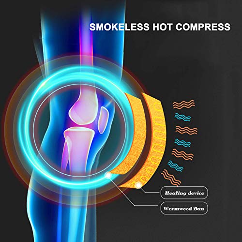 ORPERSIST Rodillera Calor, Rodilleras Termicas Masaje Inteligente 3 Temperatura Voltaje de Seguridad, Electroestimulador Rodilla para Aliviar El Dolor Muscular