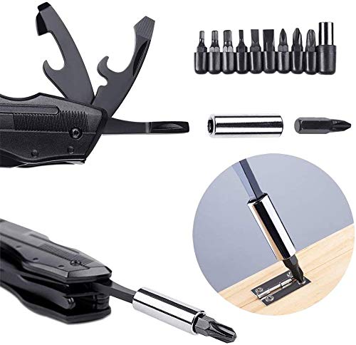 ORSIFOW Cuchillo Multiusos, Herramienta Multiuso Inoxidable 13 en 1 | Alicates Plegables & Cuchillo | Destornillador & Abrebotellas | Incluye Emergencias tarjeta de credito Cuchillo ORSIFOW Cuchillo Multiusos, Herramienta Multiuso Inoxidable 13 en 1 | Alicates Plegables & Cuchillo | Destornillador & Abrebotellas | Incluye Emergencias tarjeta de credito Cuchillo