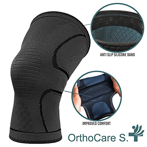 OrthoCare S.Fitness - Rodillera Soporte y compresión para vida diaria y deporte. Perfecta para correr, Crossfit, Halterofilia, Esquí y toda clase de deportes. UNISEX. (XL) OrthoCare S.Fitness - Rodillera Soporte y compresión para vida diaria y deporte. Perfecta para correr, Crossfit, Halterofilia, Esquí y toda clase de deportes. UNISEX. (XL)