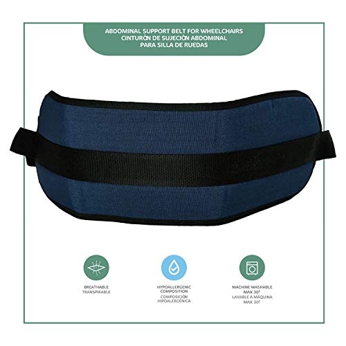 ORTONES | Cinturón de Sujecion Abdominal para silla de ruedas o sillón geriátrico | Extralargo | Talla Unica: 300 CMS ORTONES | Cinturón de Sujecion Abdominal para silla de ruedas o sillón geriátrico | Extralargo | Talla Unica: 300 CMS