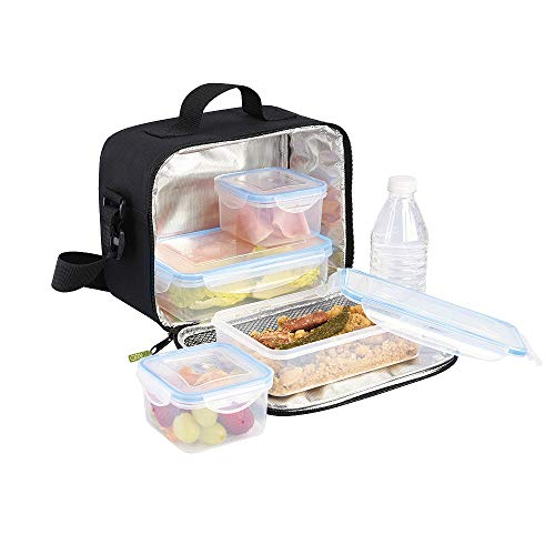 Oryx 5025050 Bolsa Isotermica Con 4 Recipientes Hermeticos Plastico (2x800 ml + 2x400 ml.)