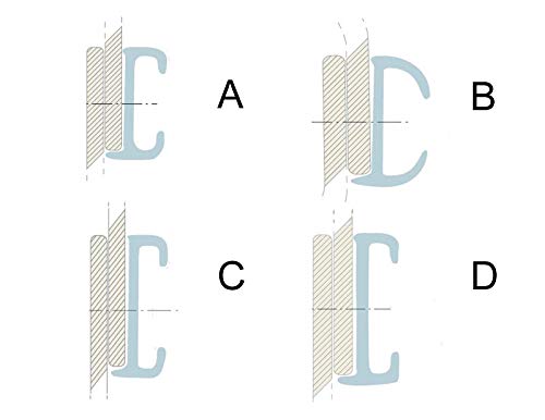 Osculati Perfil de PVC para Encajar Cinton Plastico Flexible 30 mm/Blanco Osculati Perfil de PVC para Encajar Cinton Plastico Flexible 30 mm/Blanco
