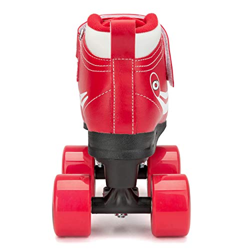 Osprey Disco Quad Patines para Adultos y niños, Botas de Ruedas Retro con rodamientos ABEC 7, UK Adult 4/EU 37, Rojo Osprey Disco Quad Patines para Adultos y niños, Botas de Ruedas Retro con rodamientos ABEC 7, UK Adult 4/EU 37, Rojo