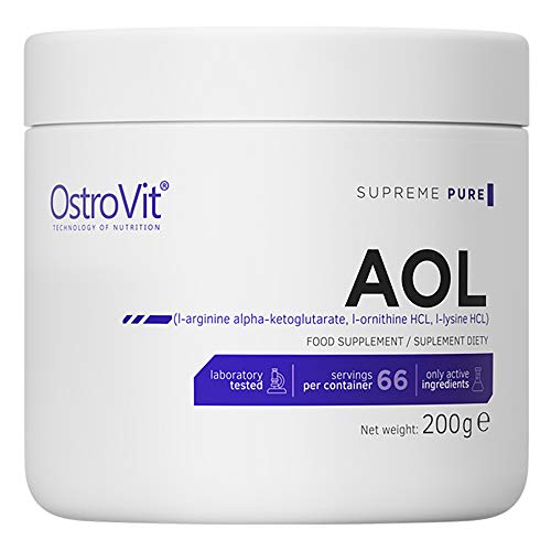 OSTROVIT AOL 200g | PURO SIN SABOR | L-ARGININA AAKG L-ORNITINA L-LISINA | BOMBA Y CRECIMIENTO MUSCULAR