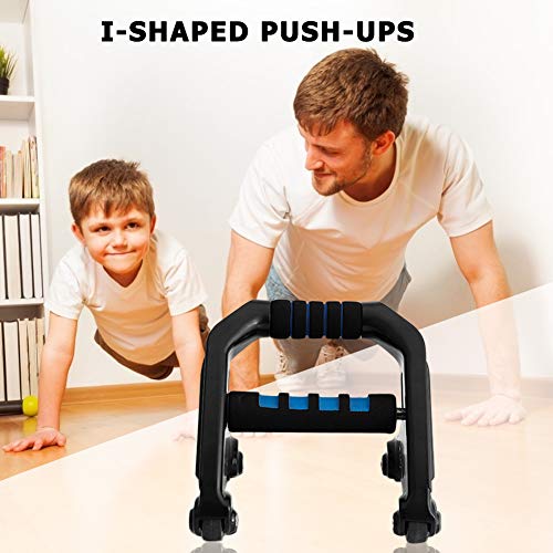 otakujk Core Roller Ab Wheel Roller Fitness Push-up Bar Brazo Entrenador muscular Soporte Deportes Pecho Entrenamiento Ejercicio