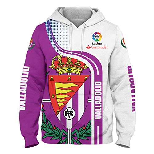 Otoño E Invierno Jersey De Cuello Redondo De Manga Larga para Hombre 3D Valladolid Impreso A Rayas Colorblock Suéter con Capucha Casual Sudadera Salvaje S A 5XL Código Opcional (1,M)