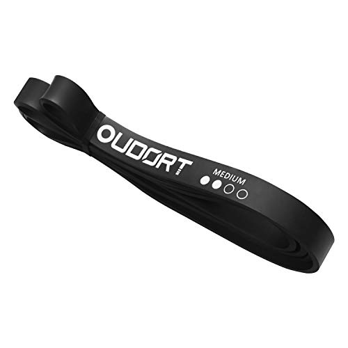 Oudort Bandas Elasticas Dominadas, Bandas de Resistencia Musculacion de Látex Natural para Entrenamiento de Fuerza, Crossfit, Pilates, Yoga, Culturismo, Hombres y Mujeres