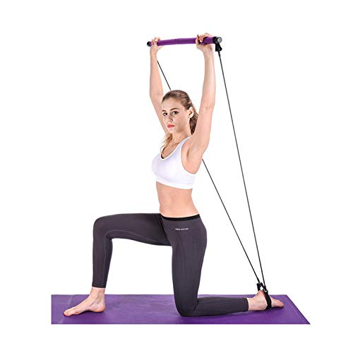OUHUI Gomas Elasticas Bandas De Resistencia Barra De Gimnasia con Gomas, Aparato De Entrenamiento Multifunción para El Hogar, para Gimnasia Y Ejercicios De Fuerza OUHUI Gomas Elasticas Bandas De Resistencia Barra De Gimnasia con Gomas, Aparato De Entrenamiento Multifunción para El Hogar, para Gimnasia Y Ejercicios De Fuerza