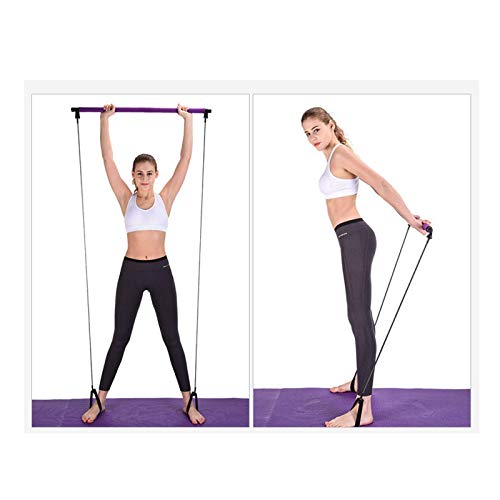 OUHUI Gomas Elasticas Bandas De Resistencia Barra De Gimnasia con Gomas, Aparato De Entrenamiento Multifunción para El Hogar, para Gimnasia Y Ejercicios De Fuerza OUHUI Gomas Elasticas Bandas De Resistencia Barra De Gimnasia con Gomas, Aparato De Entrenamiento Multifunción para El Hogar, para Gimnasia Y Ejercicios De Fuerza