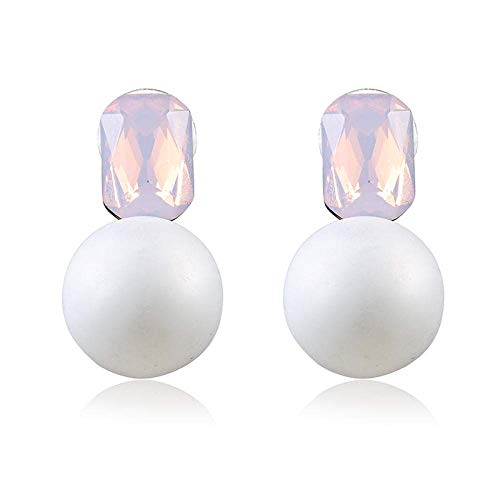 OUHUI Moda Stud Pendientes Geométricos Cristal Gema Pendientes Pendientes Mujeres Pendientes Pendientes Pendientes Drop Pendientes Mujeres para Fiestas de Compras Decoraciones/Pow