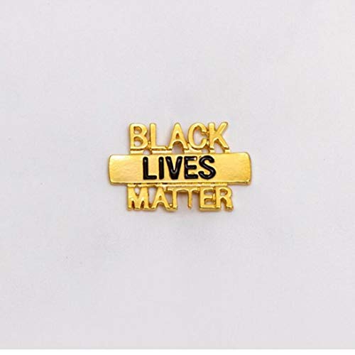 Oulensy Protesta 1pc Unisex De América, Los Negros Vidas Materia Broche Joyería Broches De Metal De La Vendimia Insignia Accesorios Aleatoria Estilo