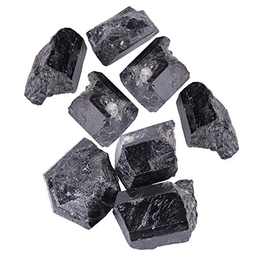 Oumefar Cristal de Cuarzo Natural Piedra curativa Mineral Negra Turmalina Kit de meditación de Roca áspera para energía Positiva Oumefar Cristal de Cuarzo Natural Piedra curativa Mineral Negra Turmalina Kit de meditación de Roca áspera para energía Positiva
