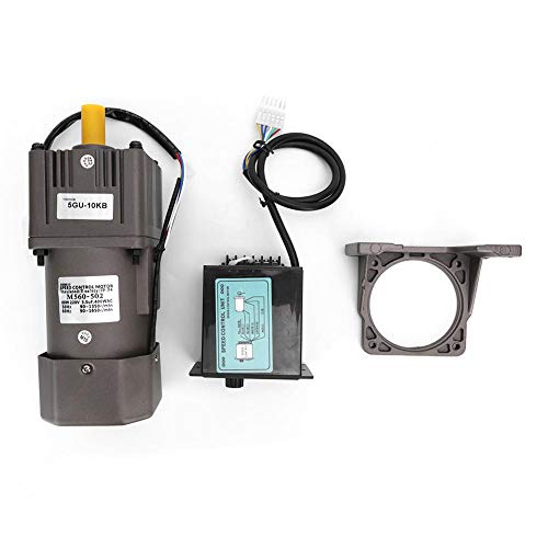 Oumefar Regulador de Velocidad Reversible sin escalonamientos 220VAC M560-502 60W Reducir 4 Polos para maquinaria Textil(Reduction Ratio 10K) Oumefar Regulador de Velocidad Reversible sin escalonamientos 220VAC M560-502 60W Reducir 4 Polos para maquinaria Textil(Reduction Ratio 10K)