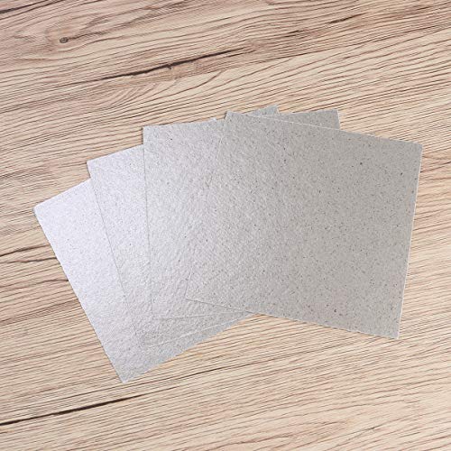 OUNONA 4pcs Mica de Placas Hojas de Microondas Horno Reparación 13 x 13cm OUNONA 4pcs Mica de Placas Hojas de Microondas Horno Reparación 13 x 13cm