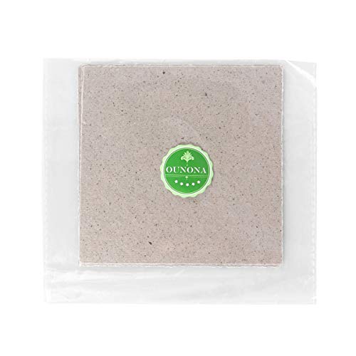 OUNONA 4pcs Mica de Placas Hojas de Microondas Horno Reparación 13 x 13cm OUNONA 4pcs Mica de Placas Hojas de Microondas Horno Reparación 13 x 13cm