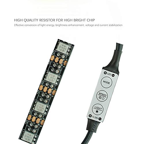OurLeeme Luz de Scooter, Tira de luz LED Linterna Lámpara de Barra Ciclismo Nocturno Seguridad Cambio de Color Tira de luz Decorativa para patineta Scooter Decoración Interior al Aire Libre OurLeeme Luz de Scooter, Tira de luz LED Linterna Lámpara de Barra Ciclismo Nocturno Seguridad Cambio de Color Tira de luz Decorativa para patineta Scooter Decoración Interior al Aire Libre