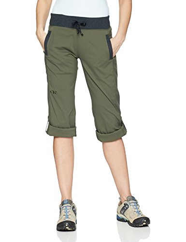 Outdoor Research Pantalones Zendo para Mujer para Mujer, Mujer, 243789, Fatigue, 36