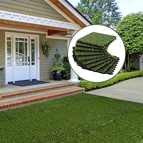 Outsunny Césped Artificial con Altura de Hierba 25mm Tipo Alfombra o Estera de Hierba Sintética de Exterior para Jardín y Terraza 25mm 10 Piezas Outsunny Césped Artificial con Altura de Hierba 25mm Tipo Alfombra o Estera de Hierba Sintética de Exterior para Jardín y Terraza 25mm 10 Piezas