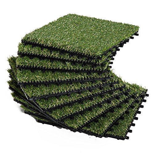 Outsunny Césped Artificial con Altura de Hierba 25mm Tipo Alfombra o Estera de Hierba Sintética de Exterior para Jardín y Terraza 25mm 10 Piezas Outsunny Césped Artificial con Altura de Hierba 25mm Tipo Alfombra o Estera de Hierba Sintética de Exterior para Jardín y Terraza 25mm 10 Piezas