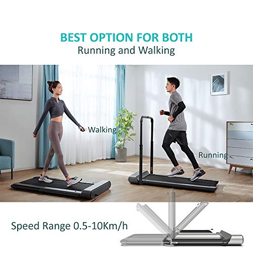 OUXI Cinta de correr Walking R1 Pro, plegable, espacio de almacenamiento vertical, 10 km/h, para correr, caminar, control 2 en 1, con pasamanos OUXI Cinta de correr Walking R1 Pro, plegable, espacio de almacenamiento vertical, 10 km/h, para correr, caminar, control 2 en 1, con pasamanos