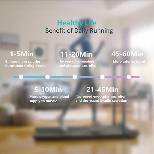 OUXI Cinta de correr Walking R1 Pro, plegable, espacio de almacenamiento vertical, 10 km/h, para correr, caminar, control 2 en 1, con pasamanos OUXI Cinta de correr Walking R1 Pro, plegable, espacio de almacenamiento vertical, 10 km/h, para correr, caminar, control 2 en 1, con pasamanos