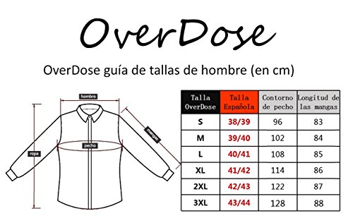 OverDose Abrigos Hombre Invierno Sobretodo Formal de Solo Pecho Mezcla de