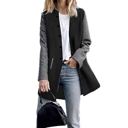 Overdose Chaqueta para Mujer De Manga Larga Casual Chaqueta Lady Coat Jumper Knitwear Nuevas Tapas Superiores Overdose Chaqueta para Mujer De Manga Larga Casual Chaqueta Lady Coat Jumper Knitwear Nuevas Tapas Superiores