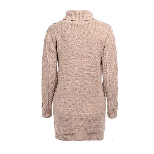 OverDose mujer Vestidos De SuéTer De Punto De Cuello Alto Falda Linda Caliente De Manga Larga con Bolsillo Holiday Sexy Mini Vestido Recto OverDose mujer Vestidos De SuéTer De Punto De Cuello Alto Falda Linda Caliente De Manga Larga con Bolsillo Holiday Sexy Mini Vestido Recto