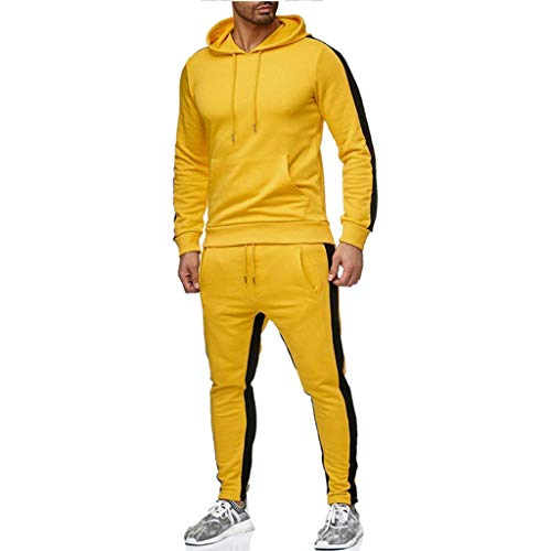 Overdose Sudadera con Capucha Otoño Casual Moda Conjunto De Manga Larga Sports Fitness Traje De Boxeo De Levantamiento De Pesas De Fútbol Set De Artes Marciales Bruce Lee Chándal De Traje Deportivo