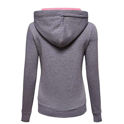 Overdose Sudaderas con Capucha para Mujer con Capucha Sudadera con Capucha Sudadera con Capucha Jersey Jersey Chaqueta con Capucha De La Cremallera Tapas Superiores